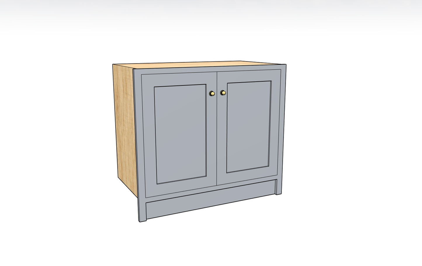 1000 Double Door Base Unit