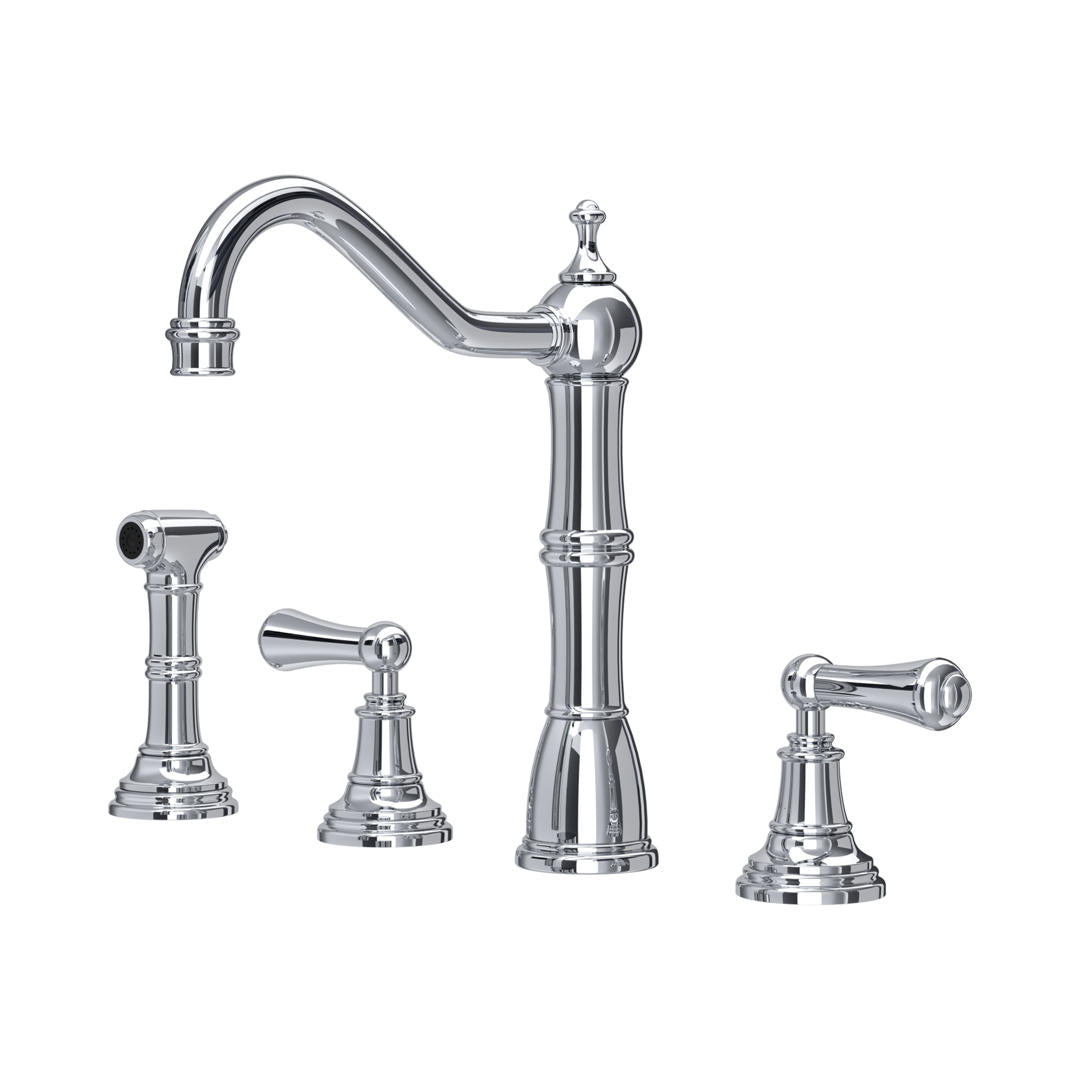 Perrin & Rowe Provence Widespread Sink Mixer with Rinse