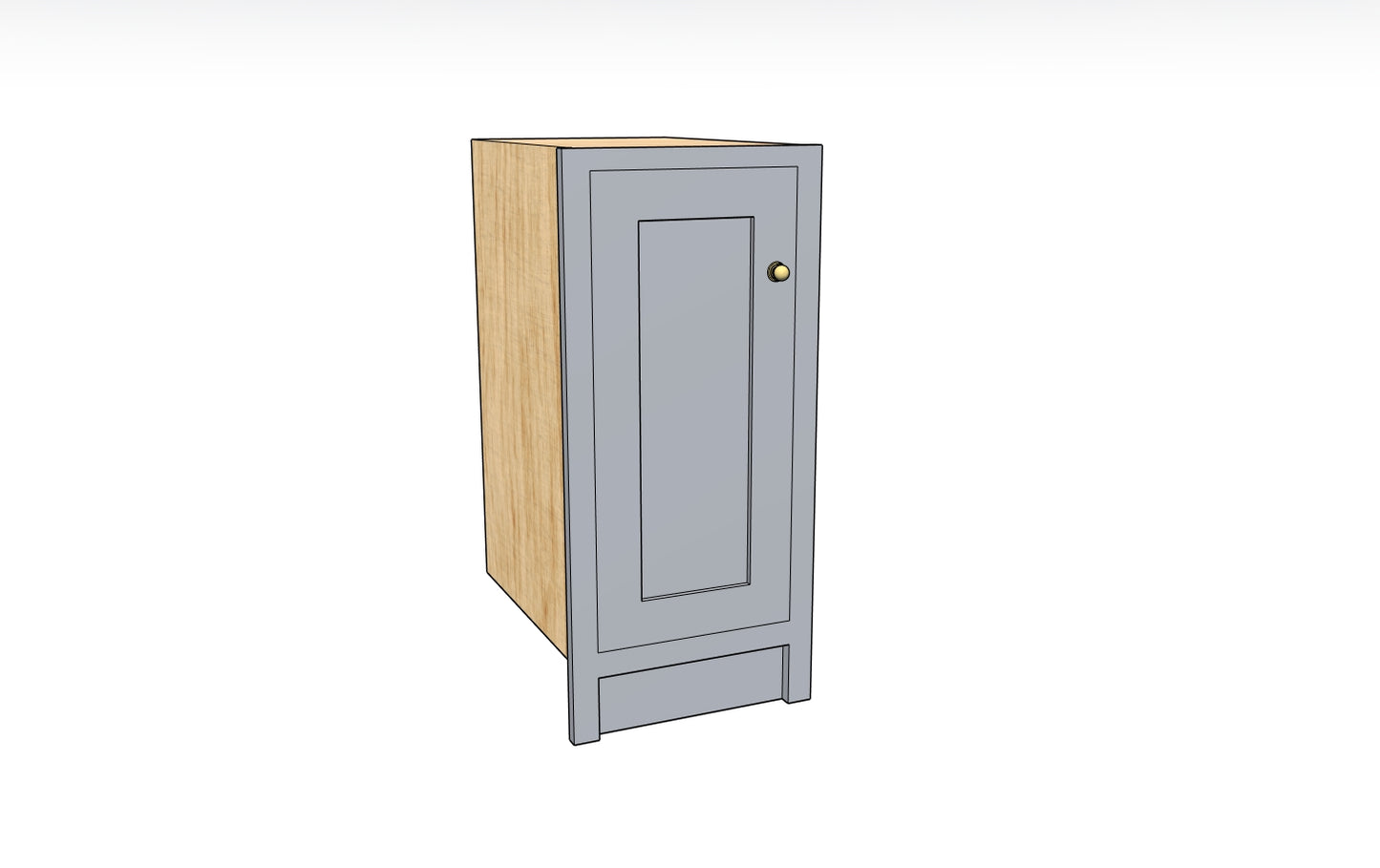 400 Single Door Base Unit