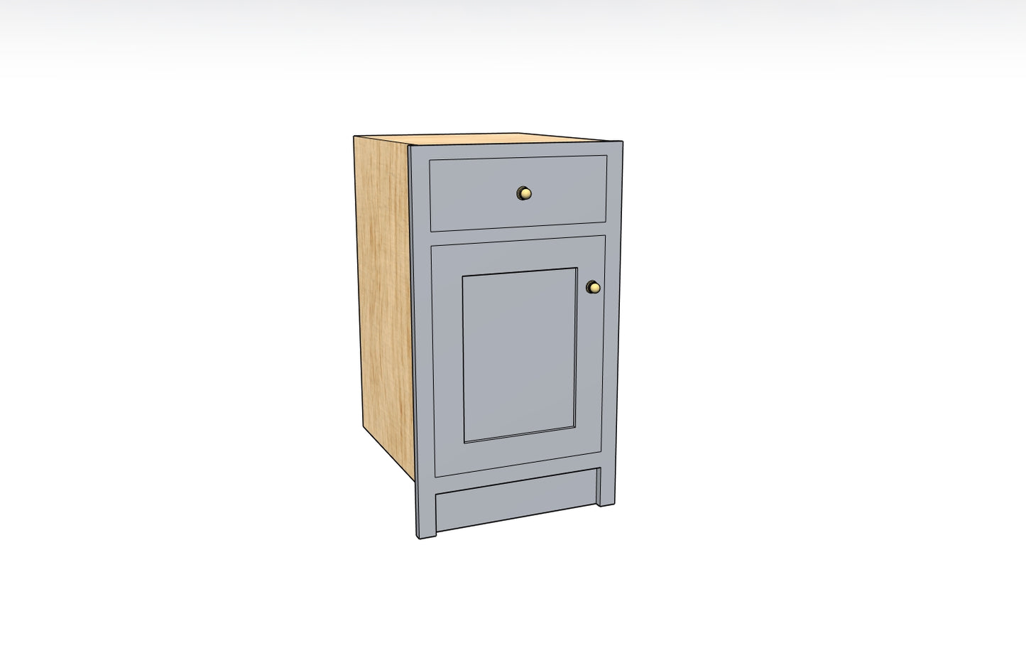 500 Drawer/Door Base Unit