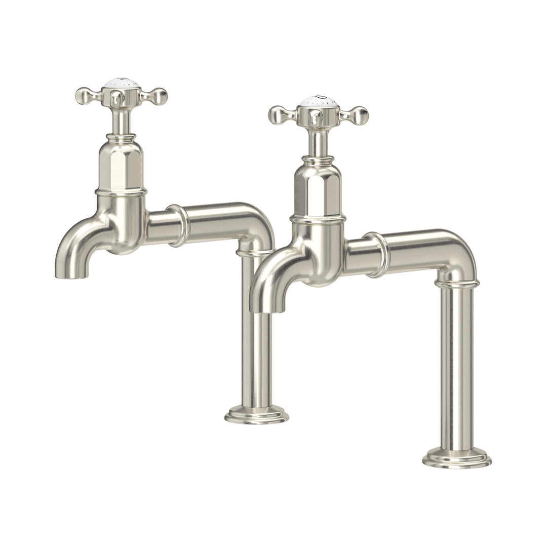 Perrin & Rowe Ionian Crosstop Bibcock Taps