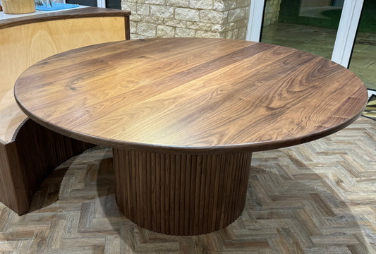 Tambour Dining Table Walnut Edition