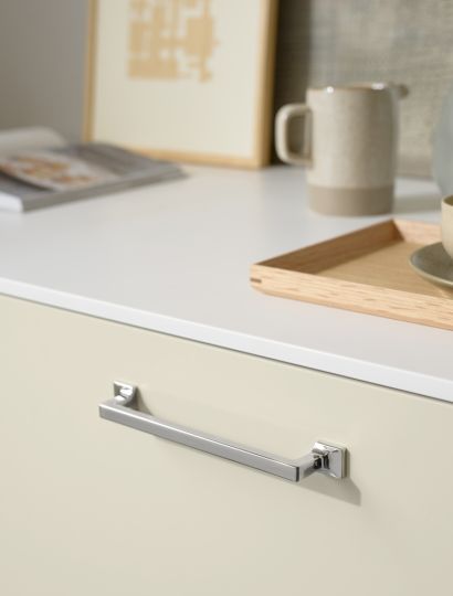 Furnipart Heritage Handle - Bright Nickel