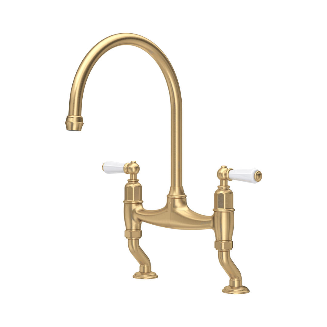 Perrin & Rowe Ionian Bridge Sink Mixer (Lever)