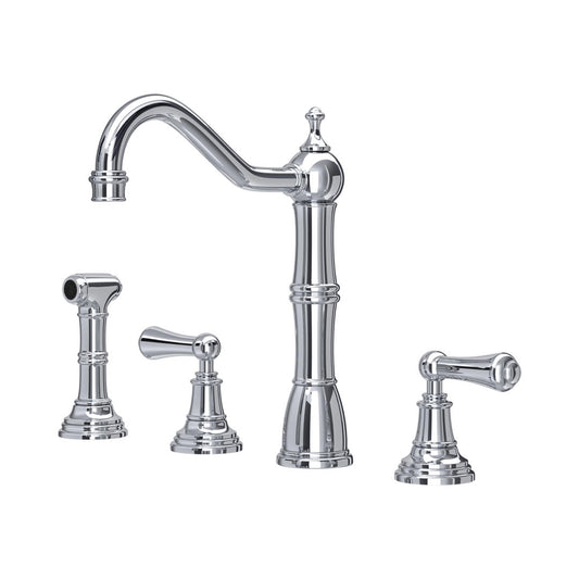 Perrin & Rowe Provence Widespread Sink Mixer with Rinse