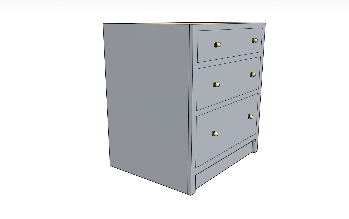 600 Blank End Panel