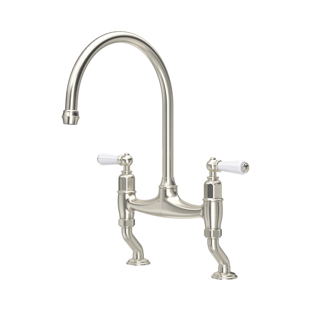 Perrin & Rowe Ionian Bridge Sink Mixer (Lever)