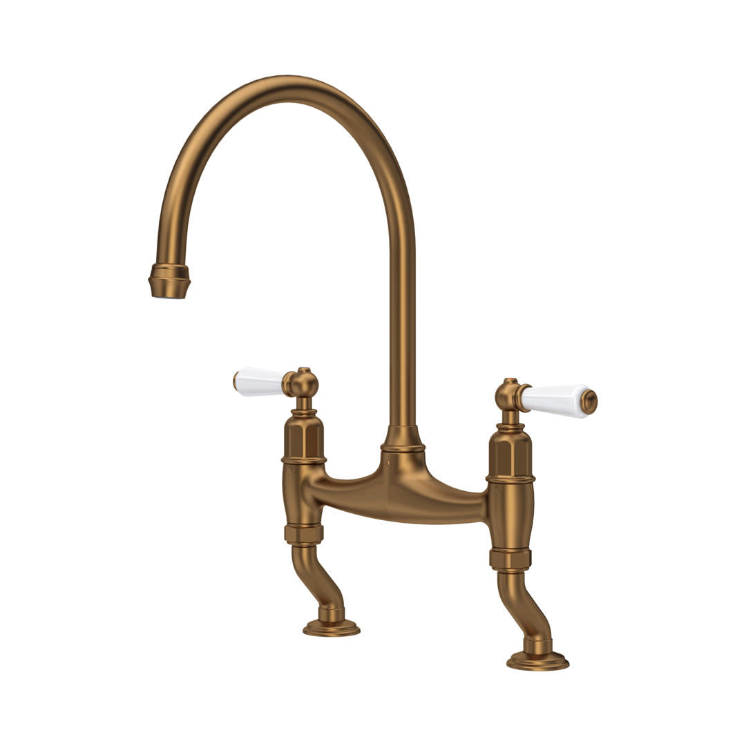 Perrin & Rowe Ionian Bridge Sink Mixer (Lever)