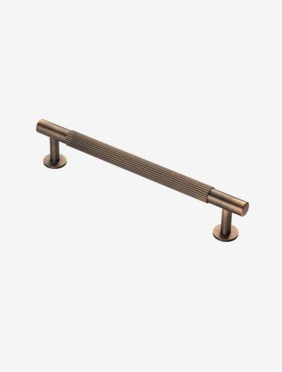 Signature Lines Pull Handle - Antique Brass