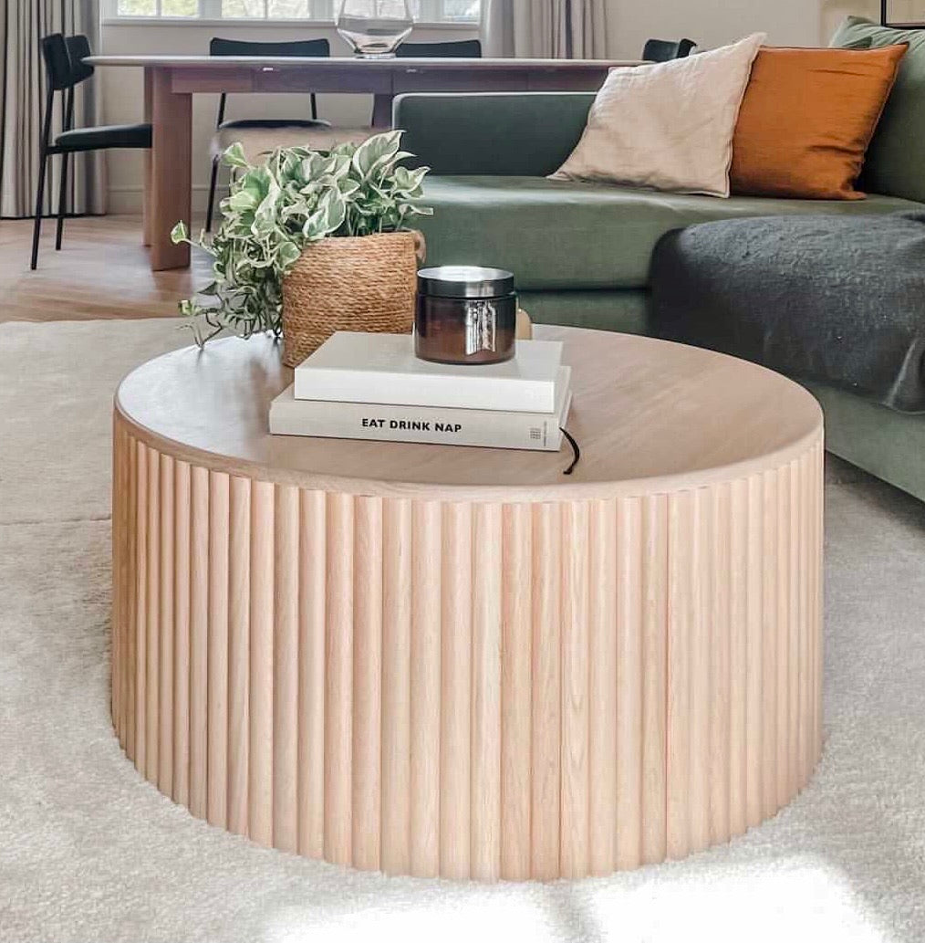 Tambour Drum Coffee Table